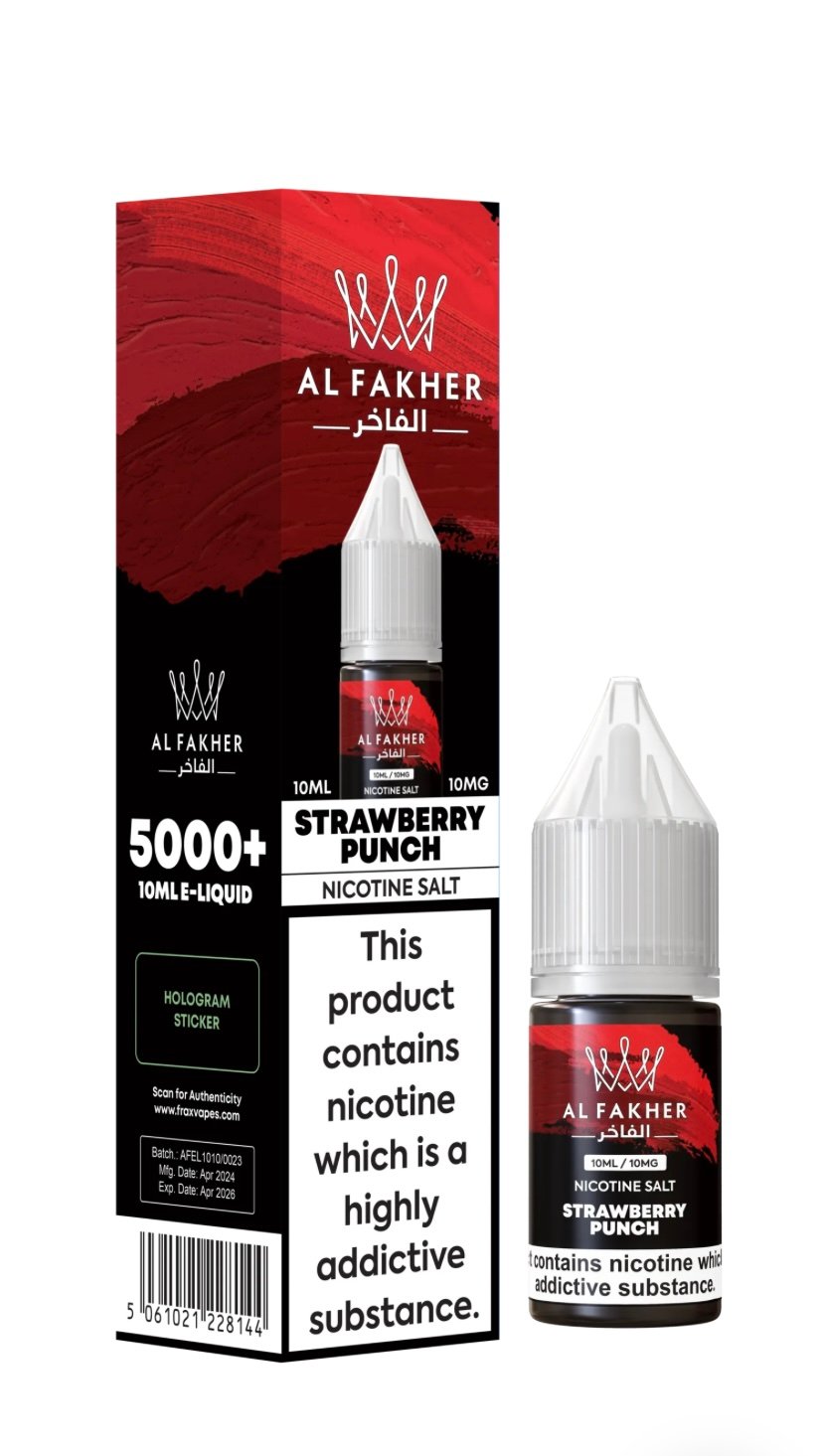 E-LIQUIDS E-LIQUIDS 10MG 10ML STRAWBERRY PUNCH
