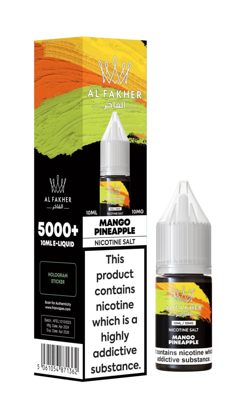 E-LIQUIDS E-LIQUIDS 10MG 10ML MANGO PINEAPPLE