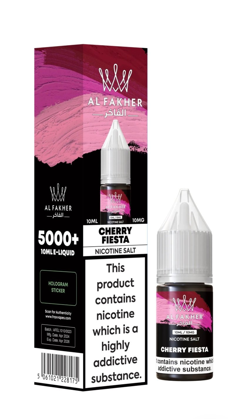 E-LIQUIDS E-LIQUIDS 10MG 10ML CHERRY FIESTA